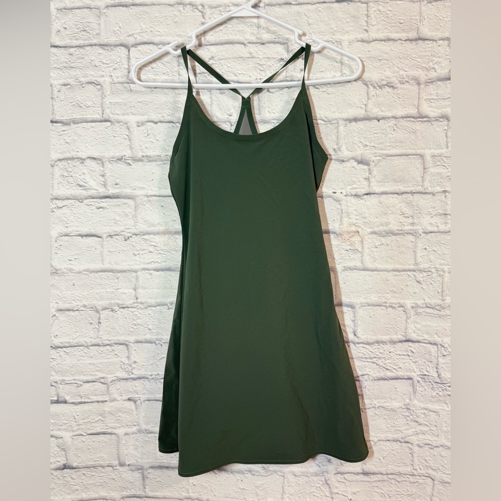 Outdoor Voices Women's Green Active Exercise Dress, XS